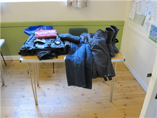 Clothing was a-plenty