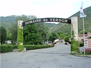Domain du Verdon entrance